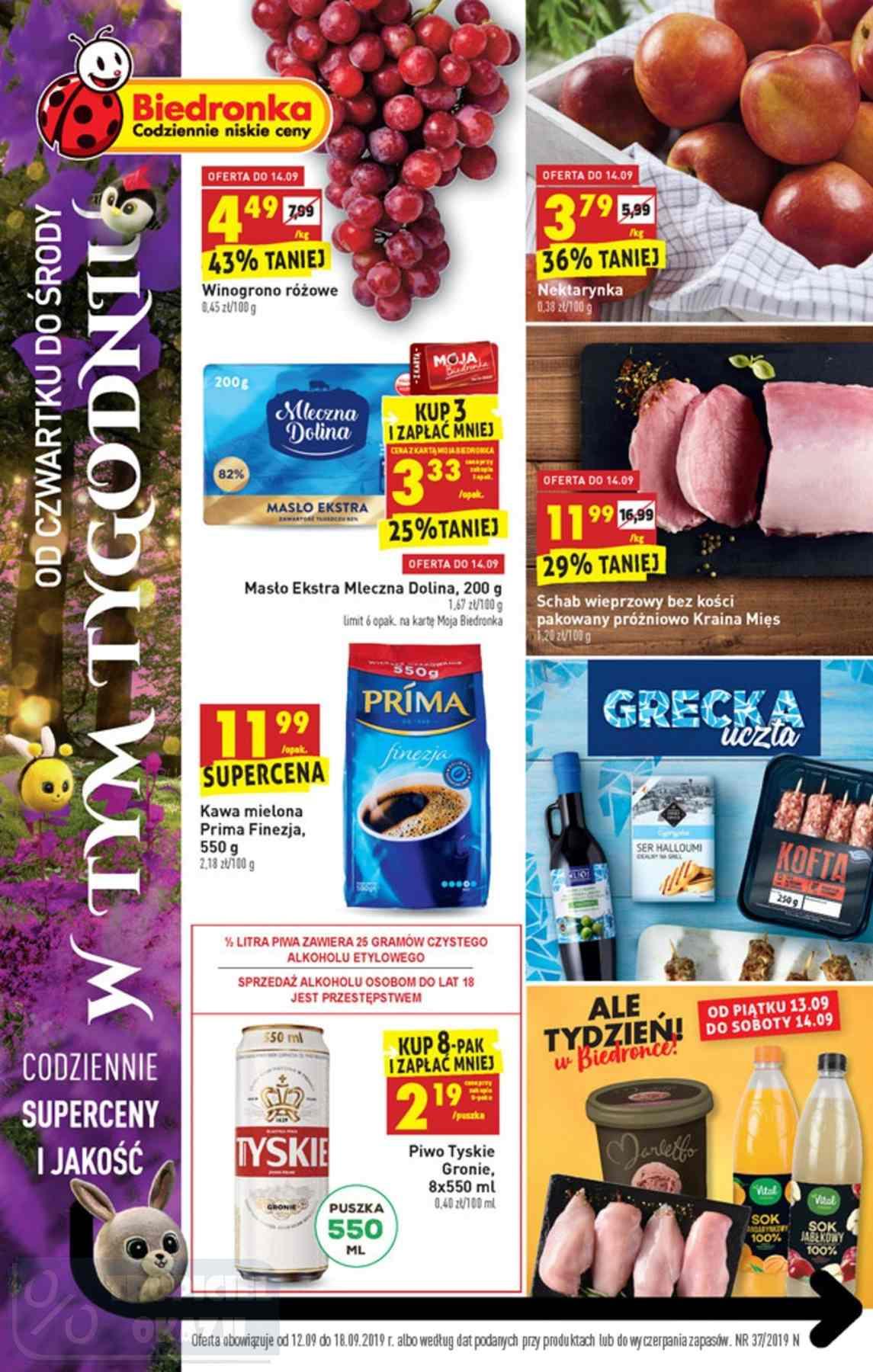 Gazetka promocyjna Biedronka str. 1