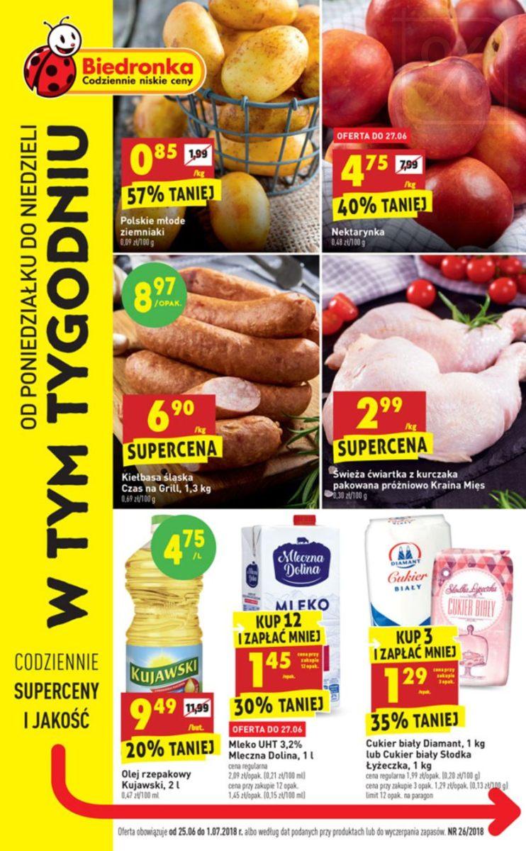 Gazetka promocyjna Biedronka str. 1