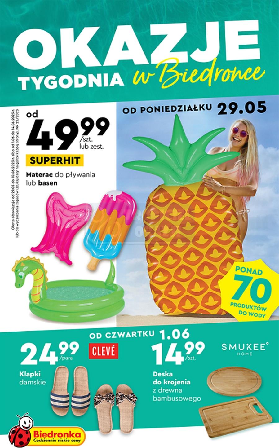 Gazetka promocyjna Biedronka str. 1