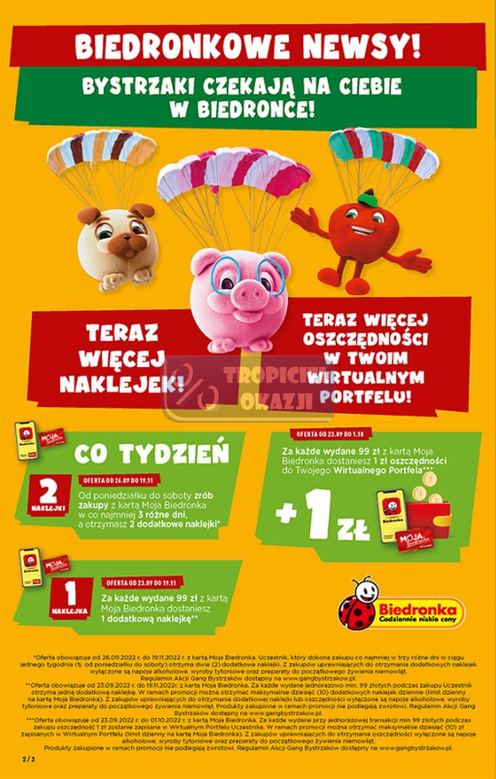 Gazetka promocyjna Biedronka str. 2