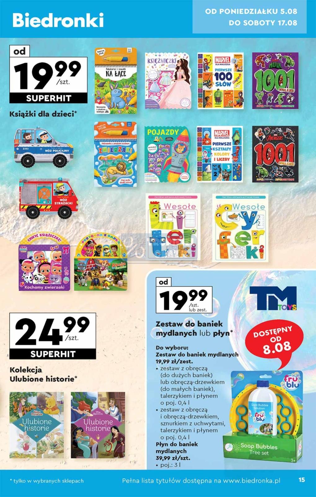 Gazetka promocyjna Biedronka str. 15