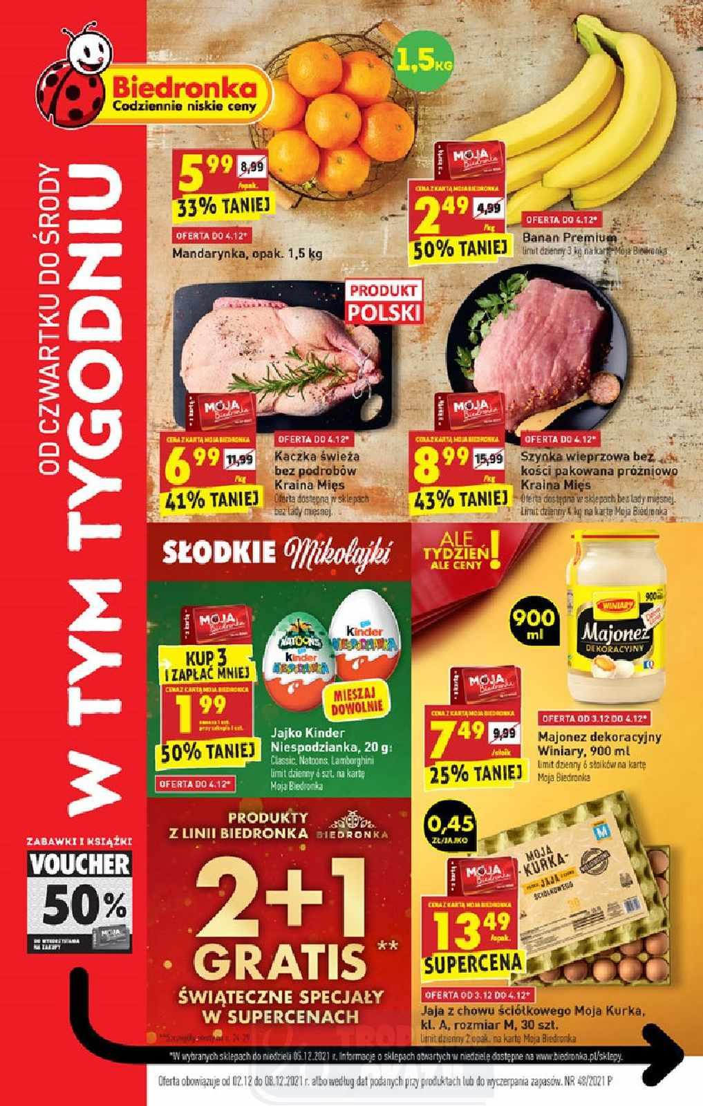 Gazetka promocyjna Biedronka str. 1