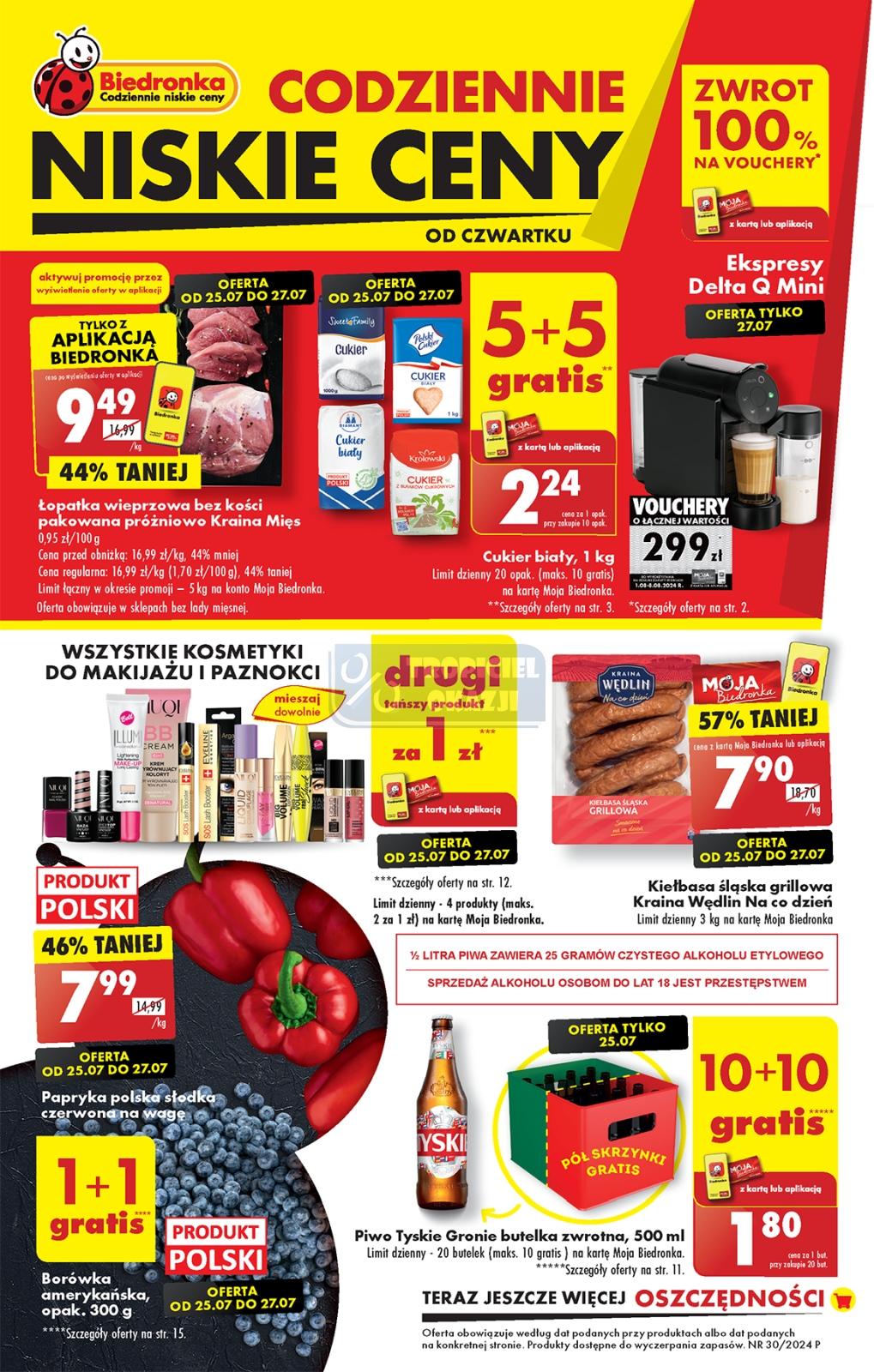 Gazetka promocyjna Biedronka str. 1