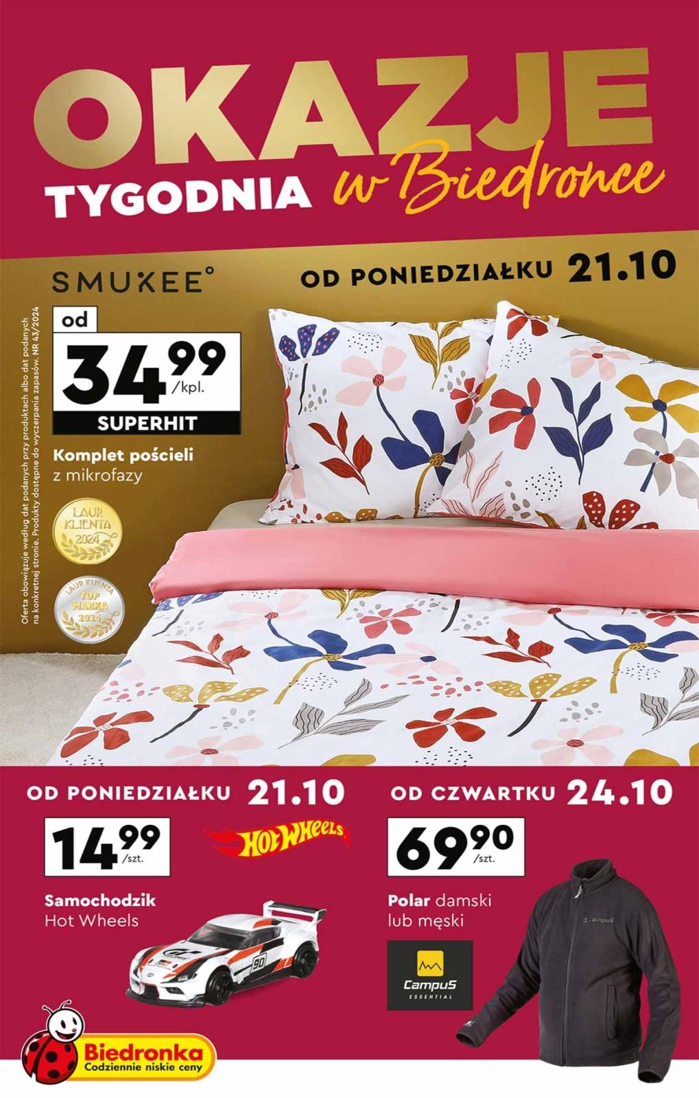 Gazetka promocyjna Biedronka str. 1