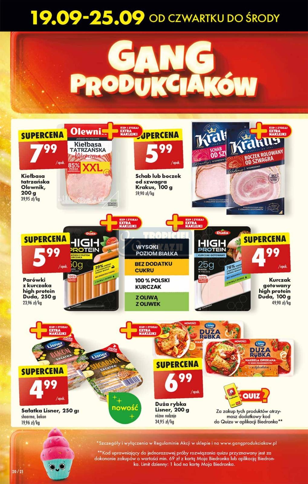 Gazetka promocyjna Biedronka str. 20