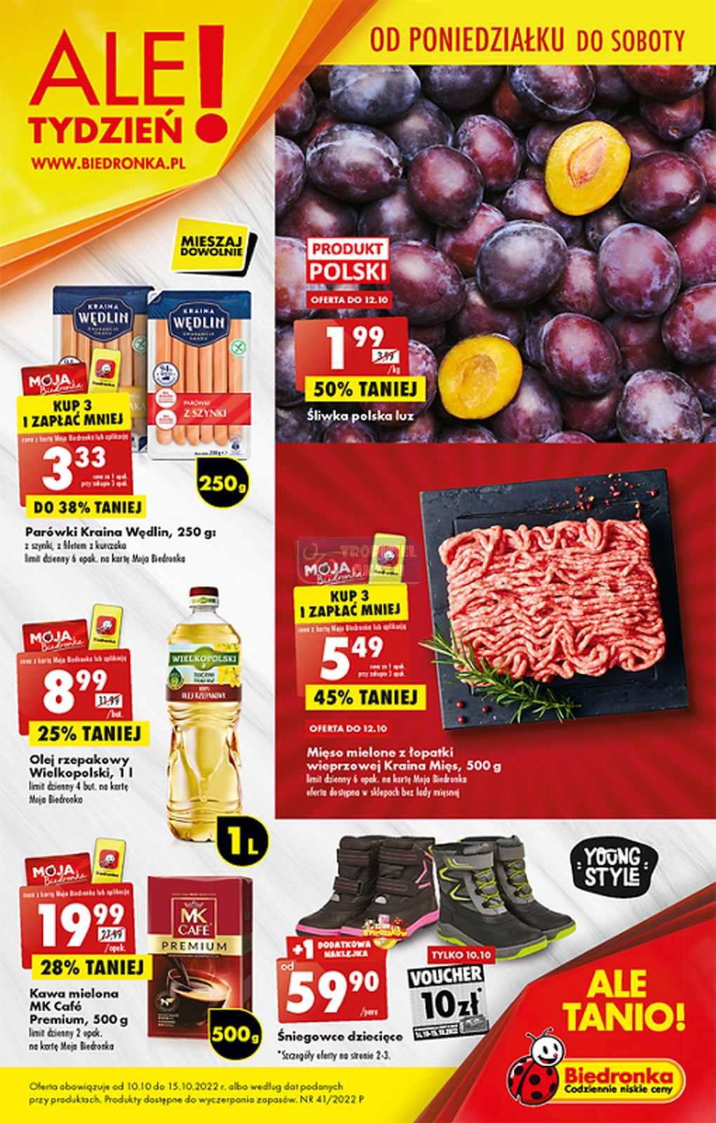 Gazetka promocyjna Biedronka str. 1