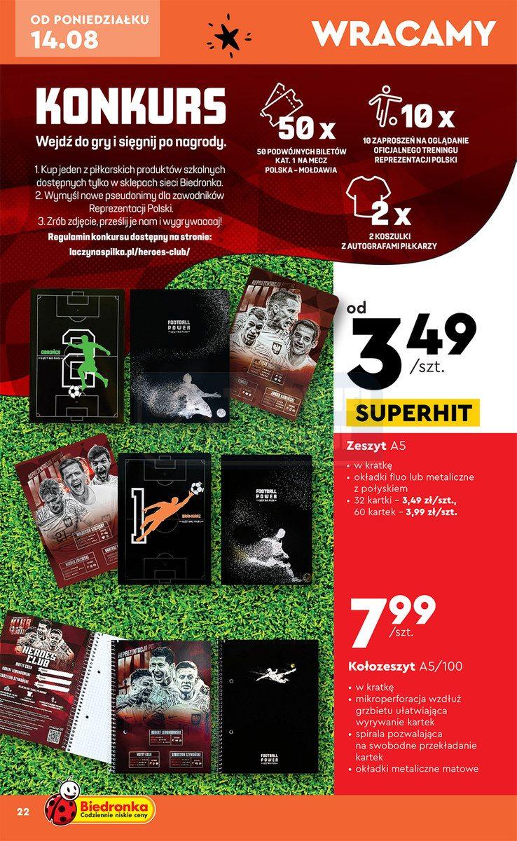 Gazetka promocyjna Biedronka str. 22