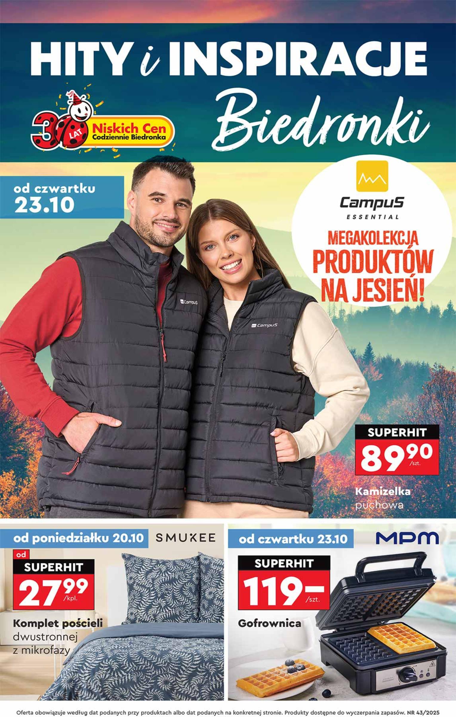 Gazetka promocyjna Biedronka str. 1