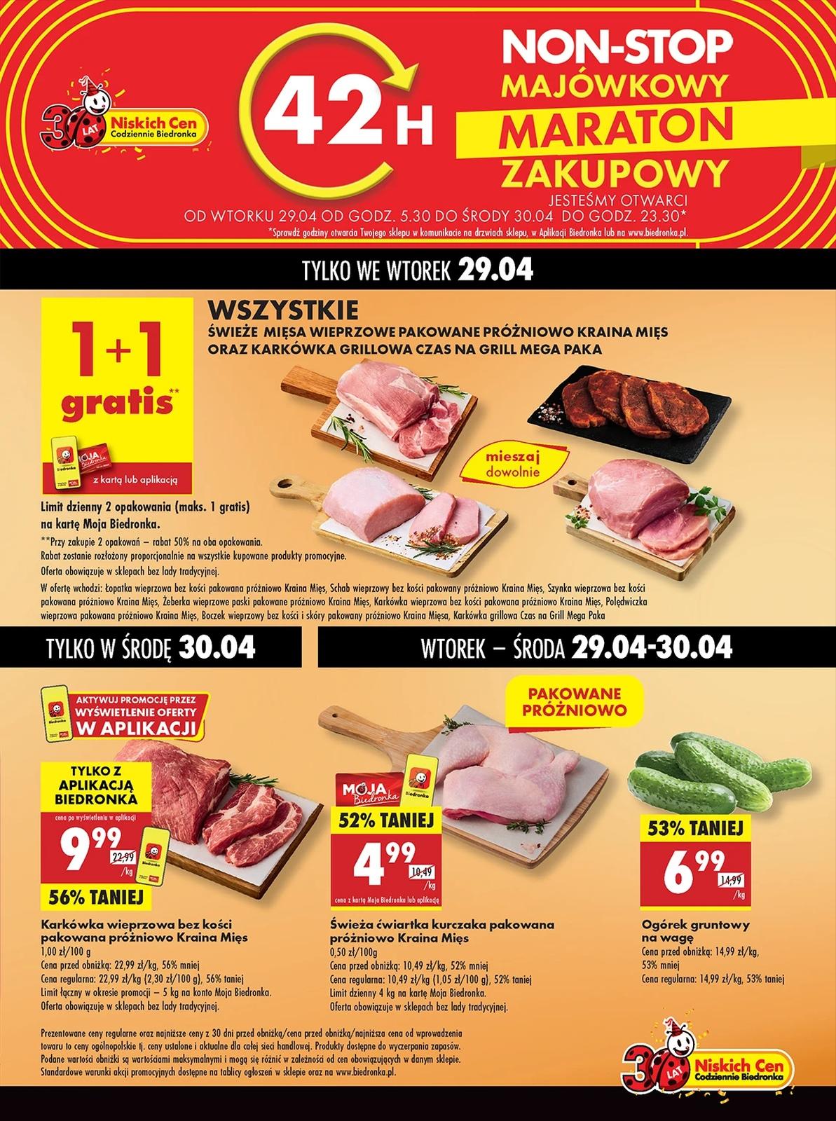 Gazetka promocyjna Biedronka str. 1