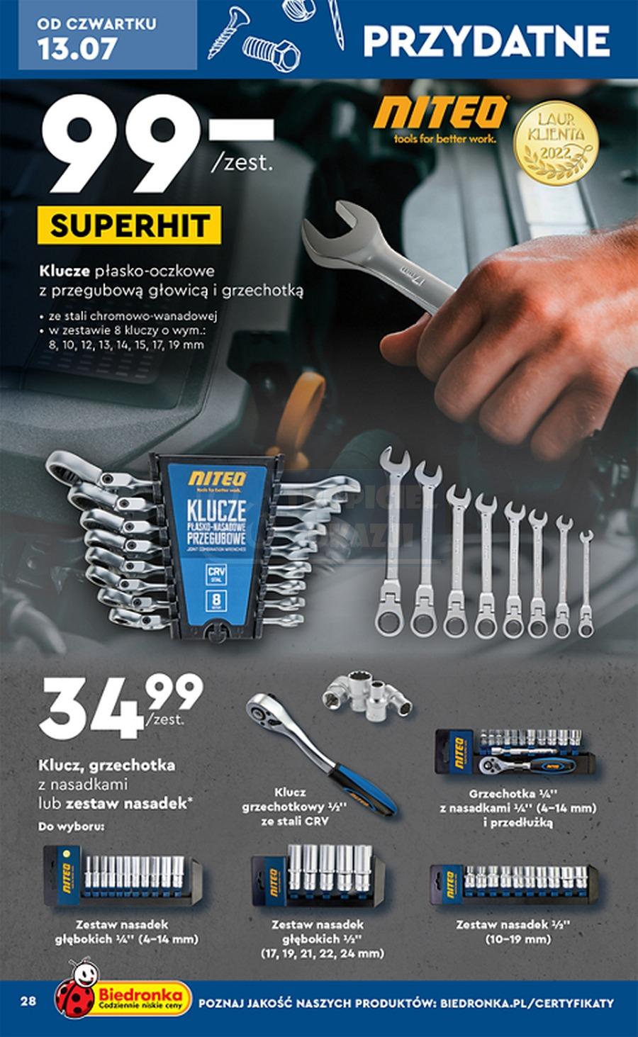 Gazetka promocyjna Biedronka str. 28
