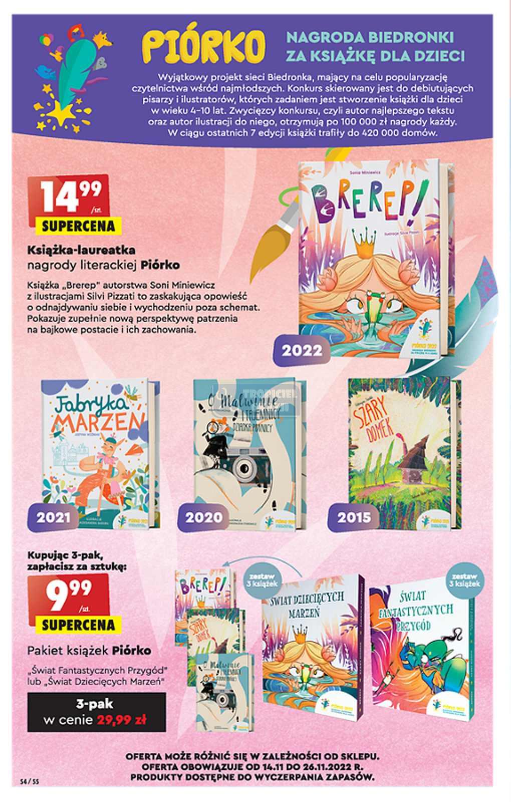 Gazetka promocyjna Biedronka str. 54