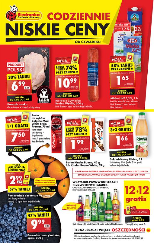 Gazetka promocyjna Biedronka str. 1