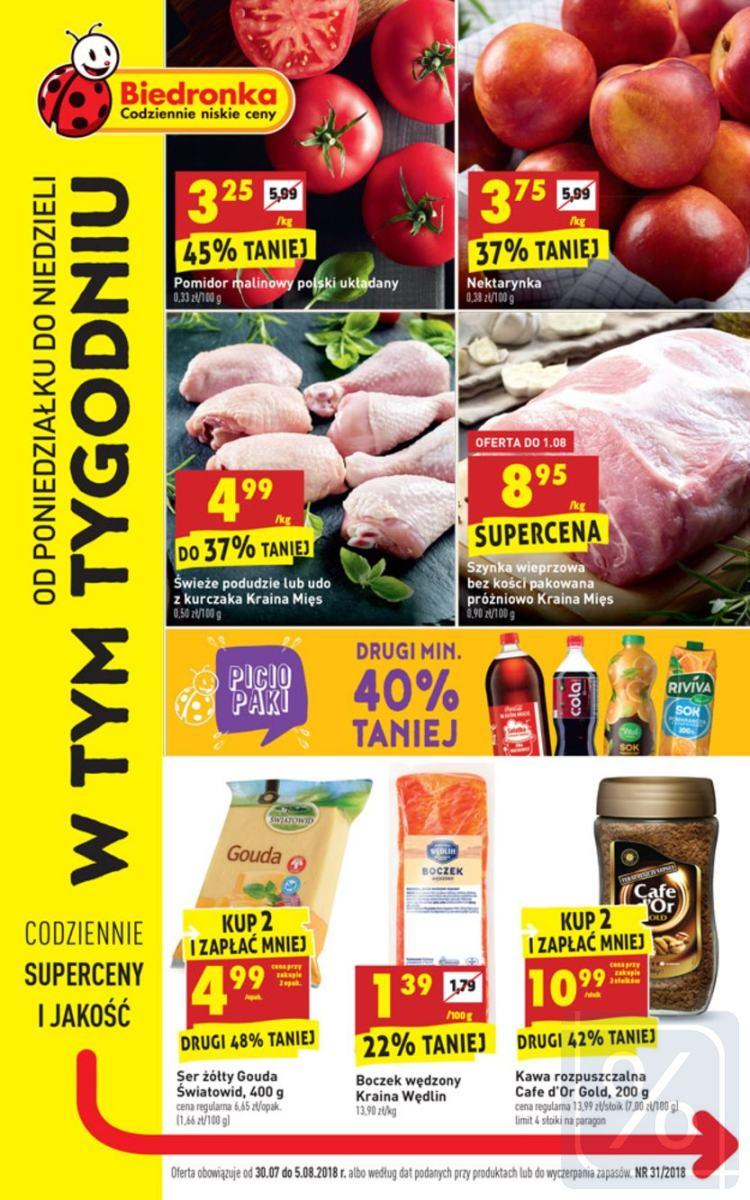 Gazetka promocyjna Biedronka str. 1
