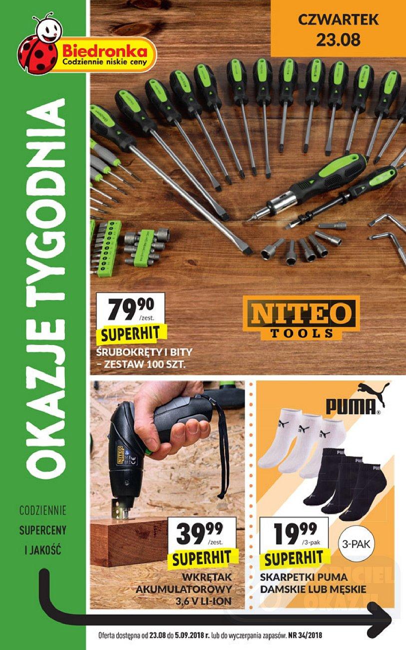 Gazetka promocyjna Biedronka str. 1