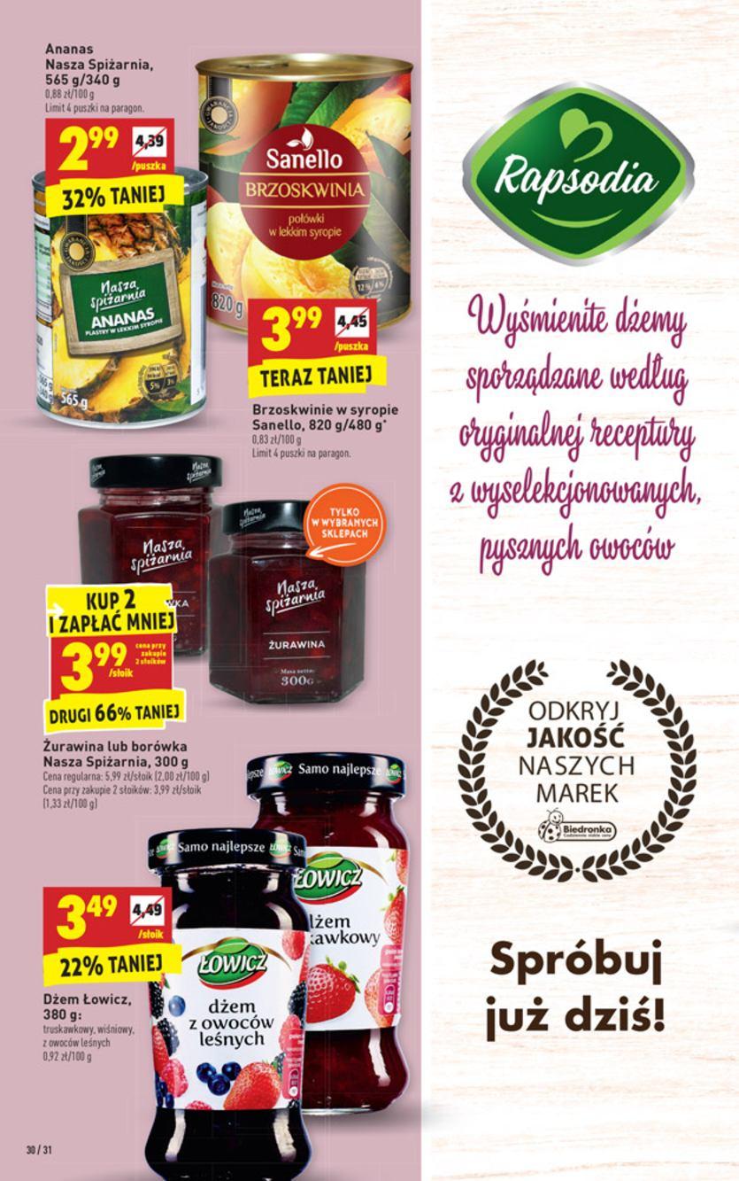 Gazetka promocyjna Biedronka str. 30