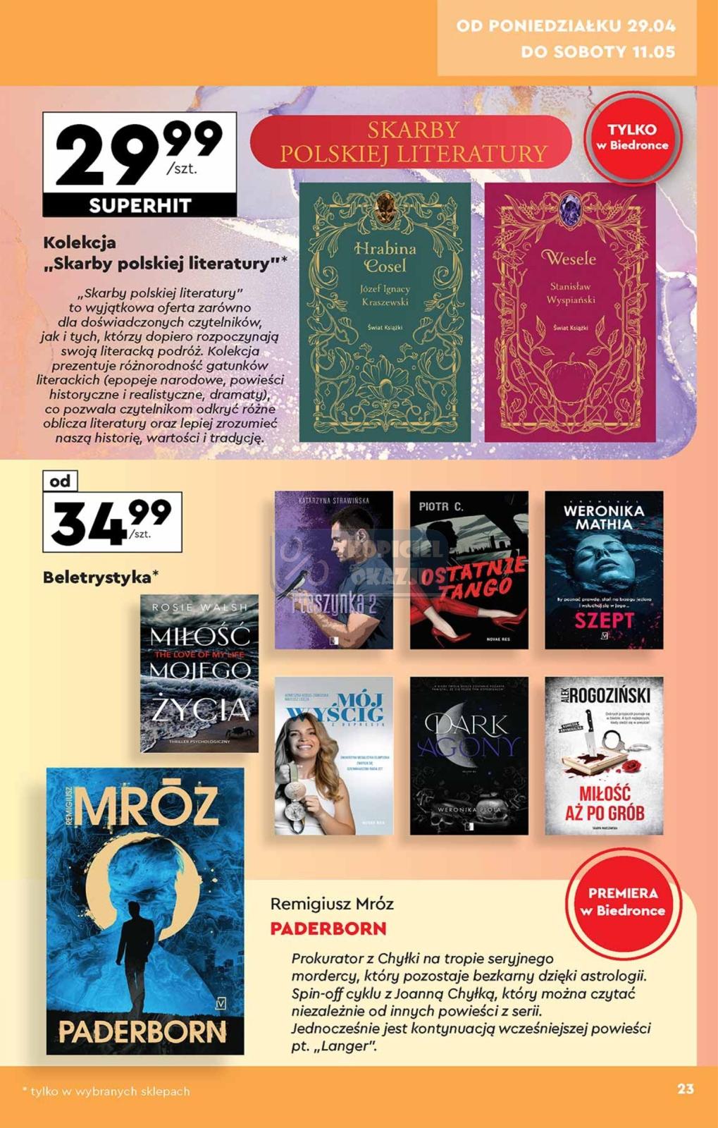 Gazetka promocyjna Biedronka str. 23