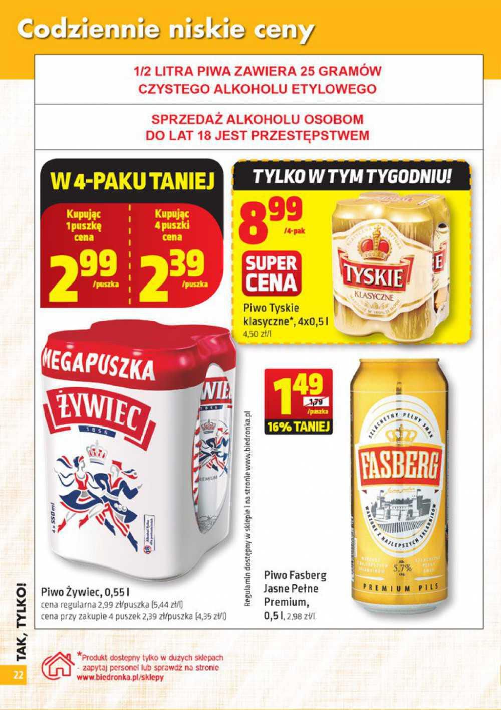 Gazetka promocyjna Biedronka str. 22