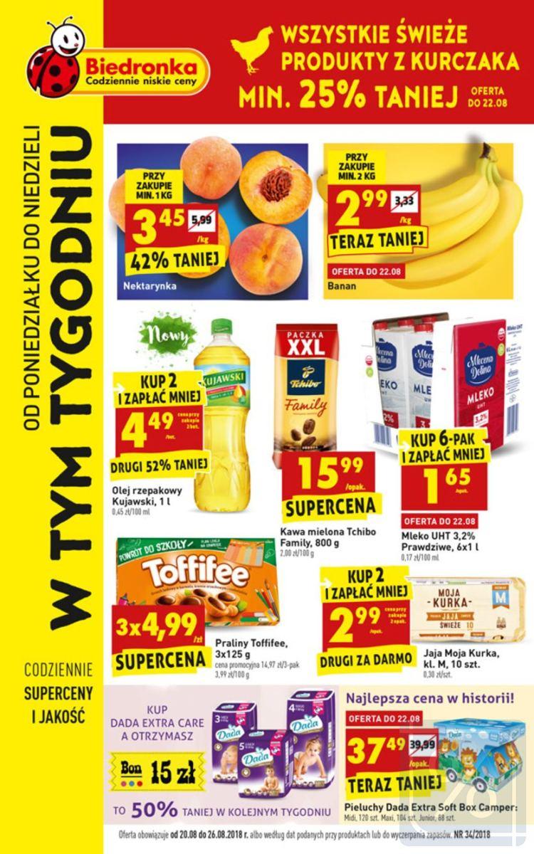 Gazetka promocyjna Biedronka str. 1