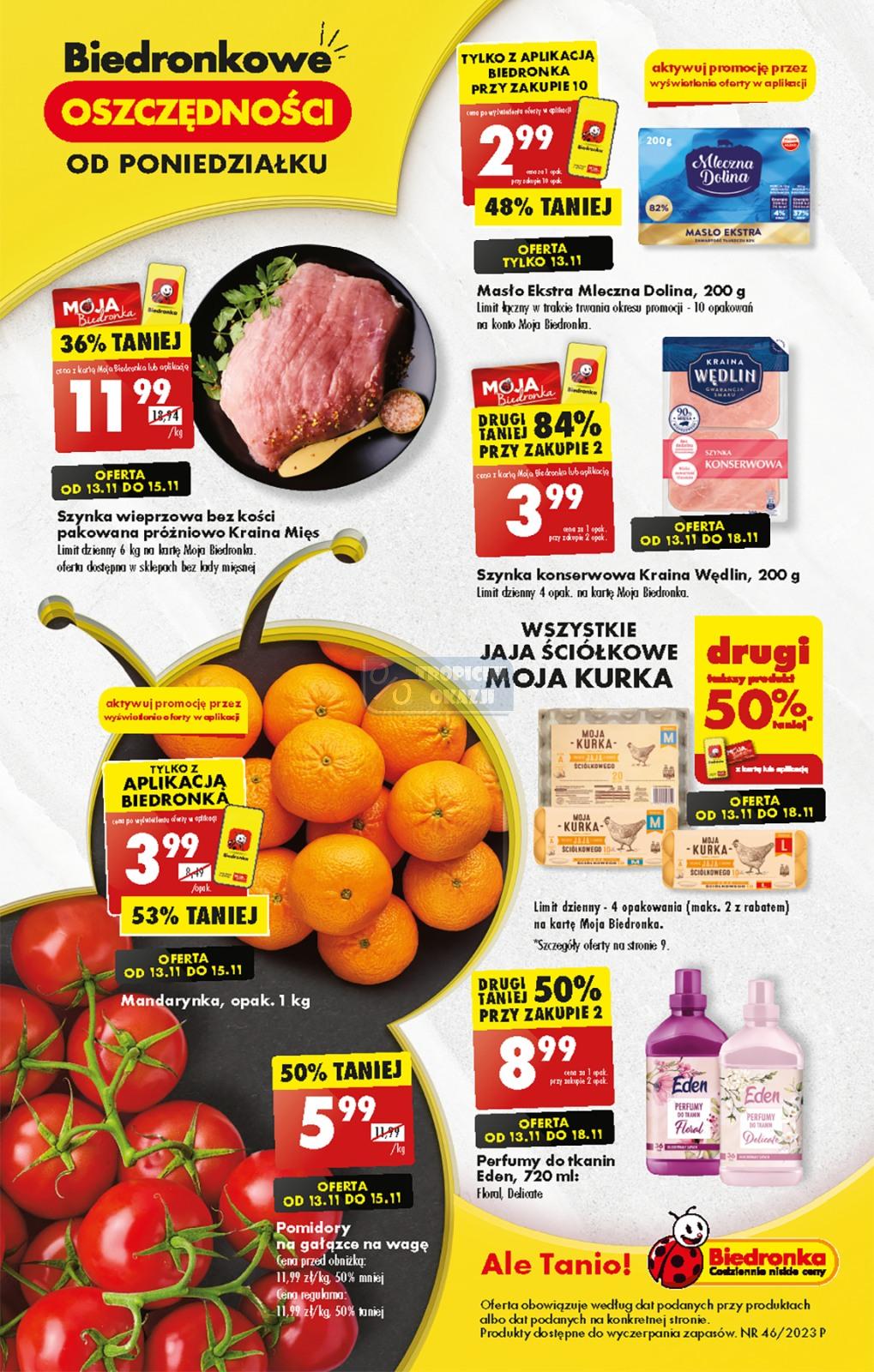 Gazetka promocyjna Biedronka str. 1