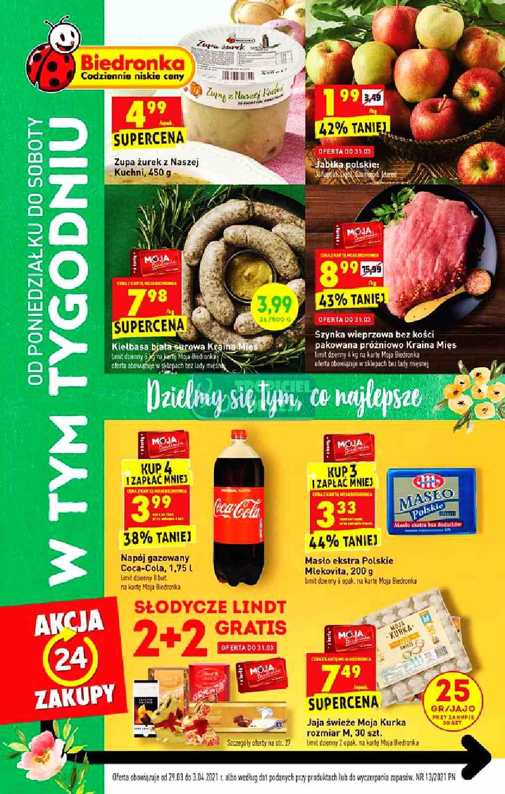 Gazetka promocyjna Biedronka str. 1