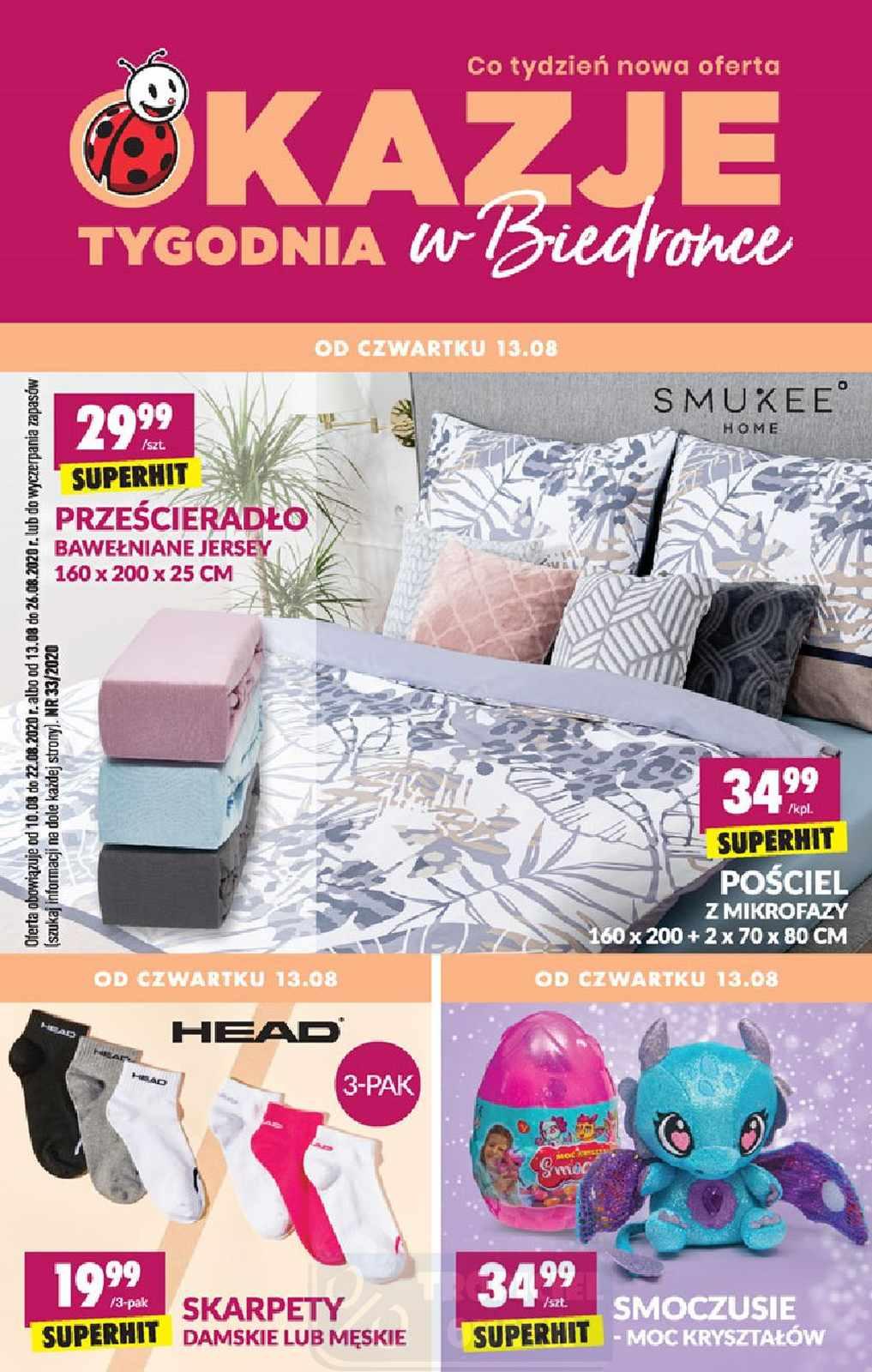 Gazetka promocyjna Biedronka str. 1