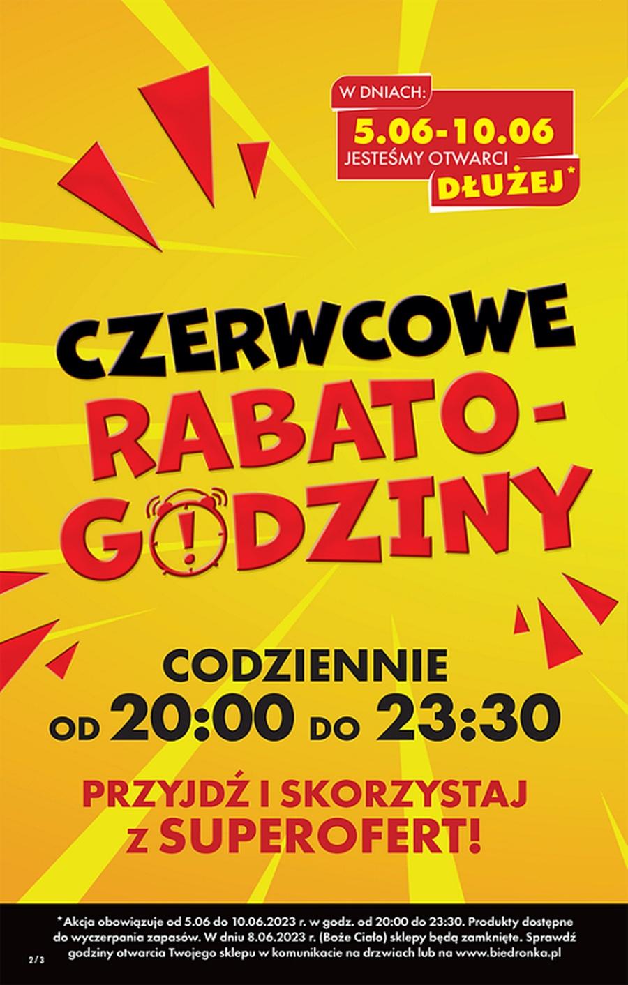 Gazetka promocyjna Biedronka str. 2