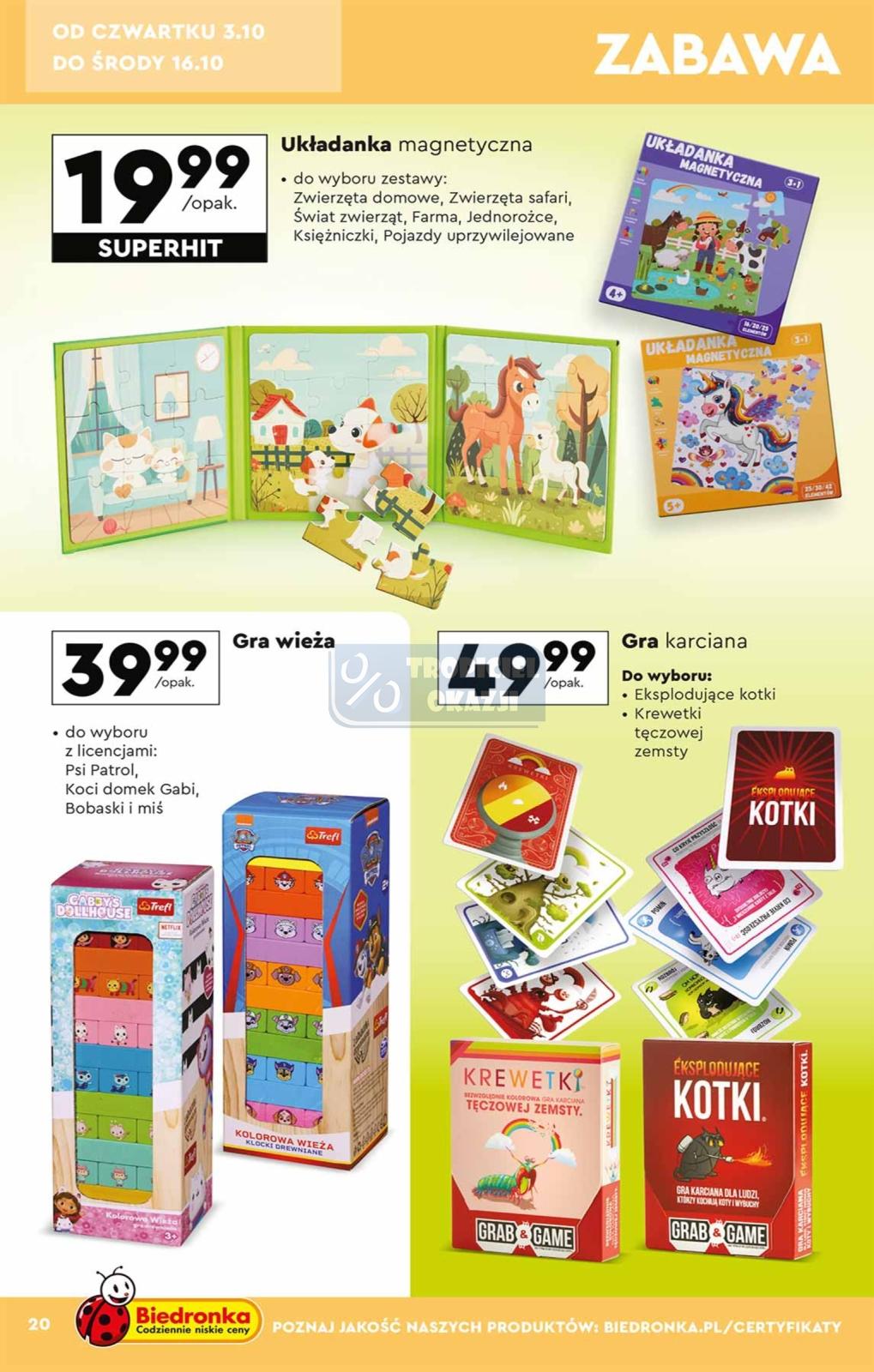 Gazetka promocyjna Biedronka str. 20