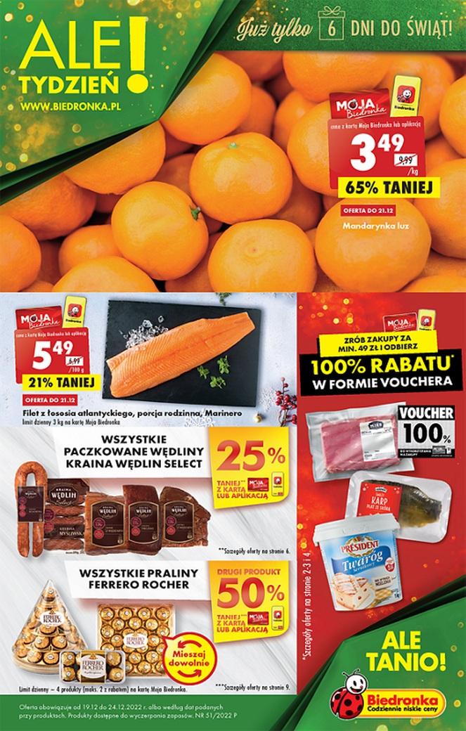 Gazetka promocyjna Biedronka str. 1