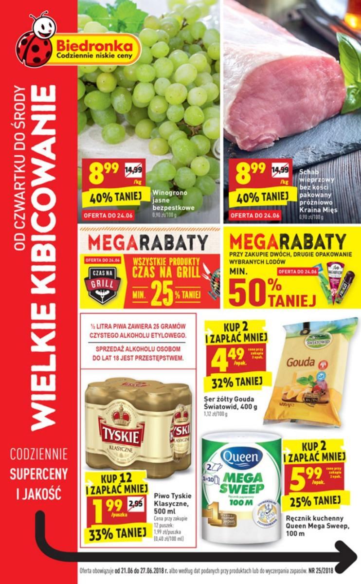 Gazetka promocyjna Biedronka str. 1