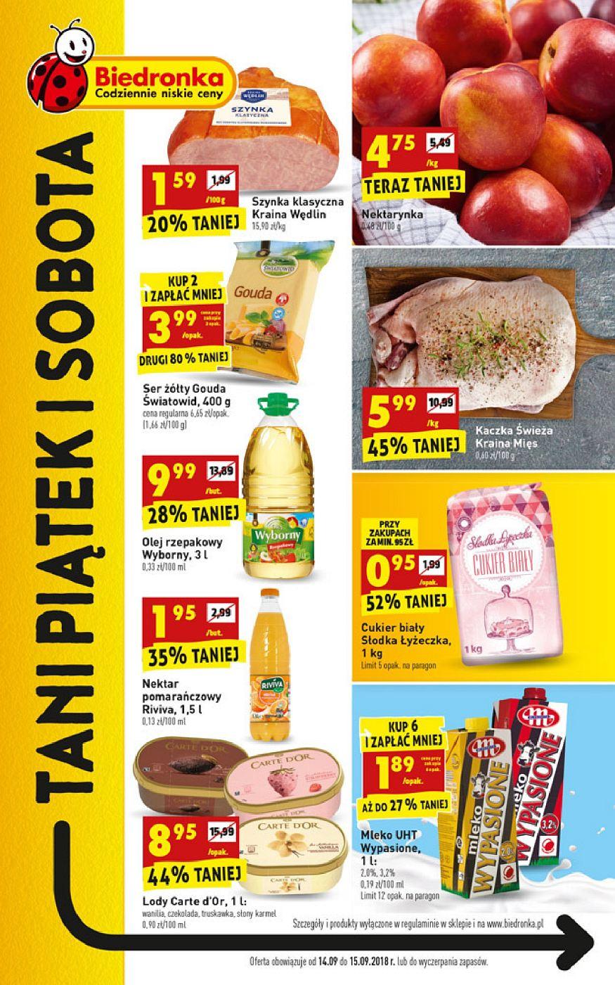 Gazetka promocyjna Biedronka str. 1