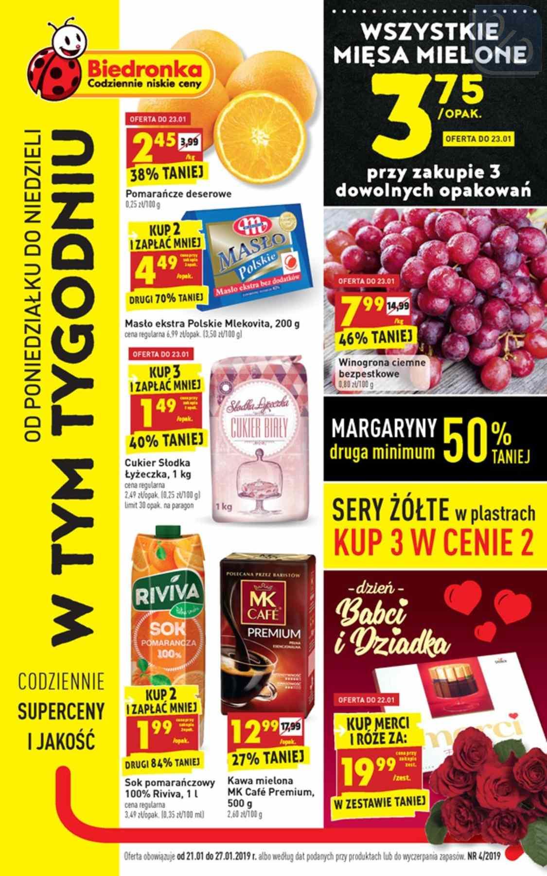 Gazetka promocyjna Biedronka str. 1