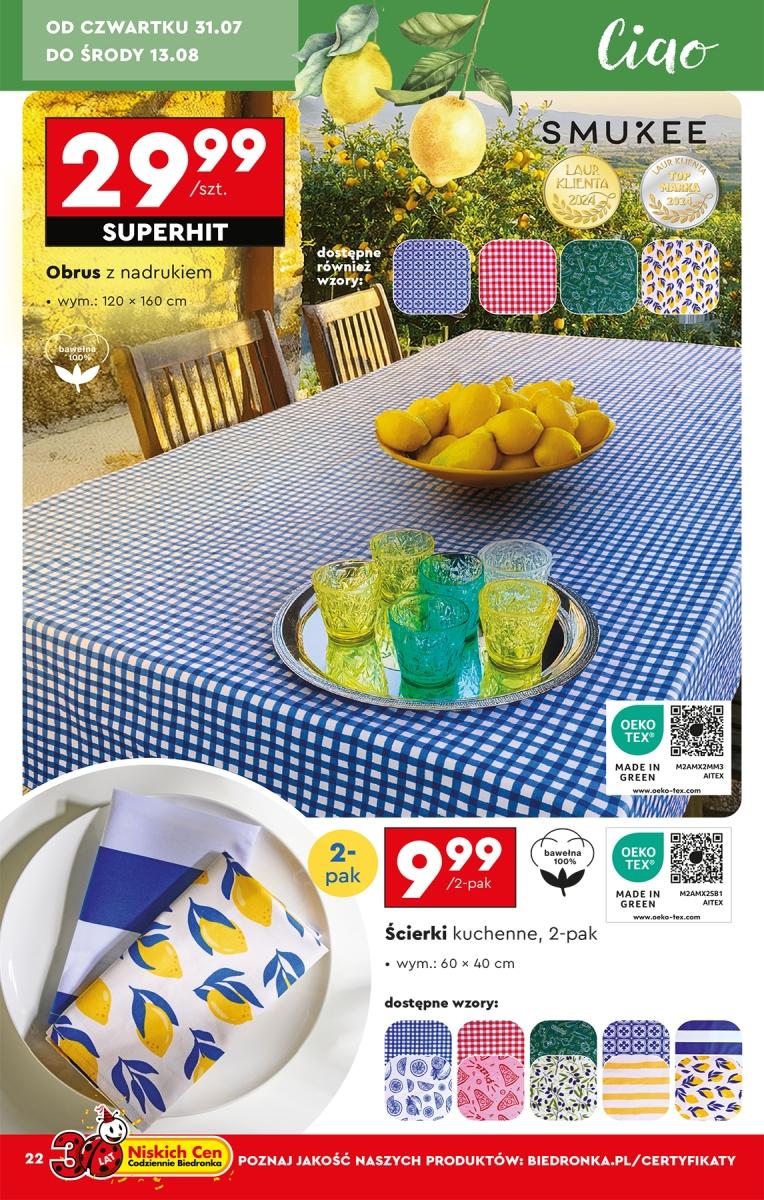 Gazetka promocyjna Biedronka str. 22
