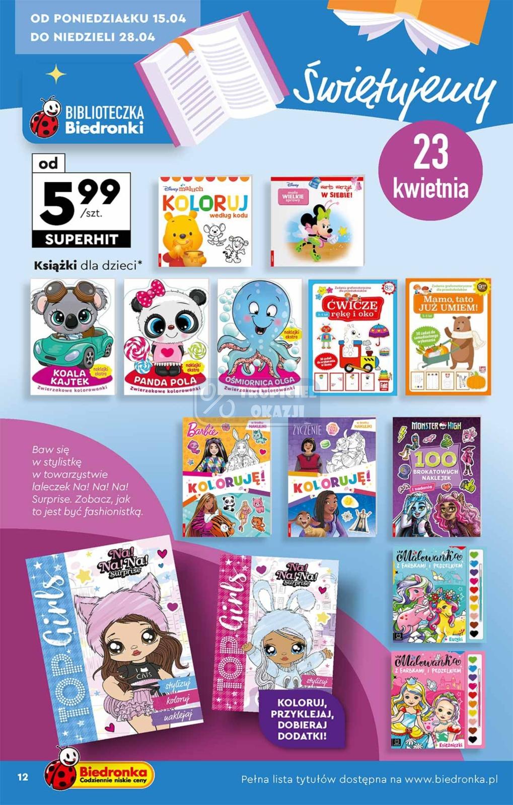 Gazetka promocyjna Biedronka str. 12