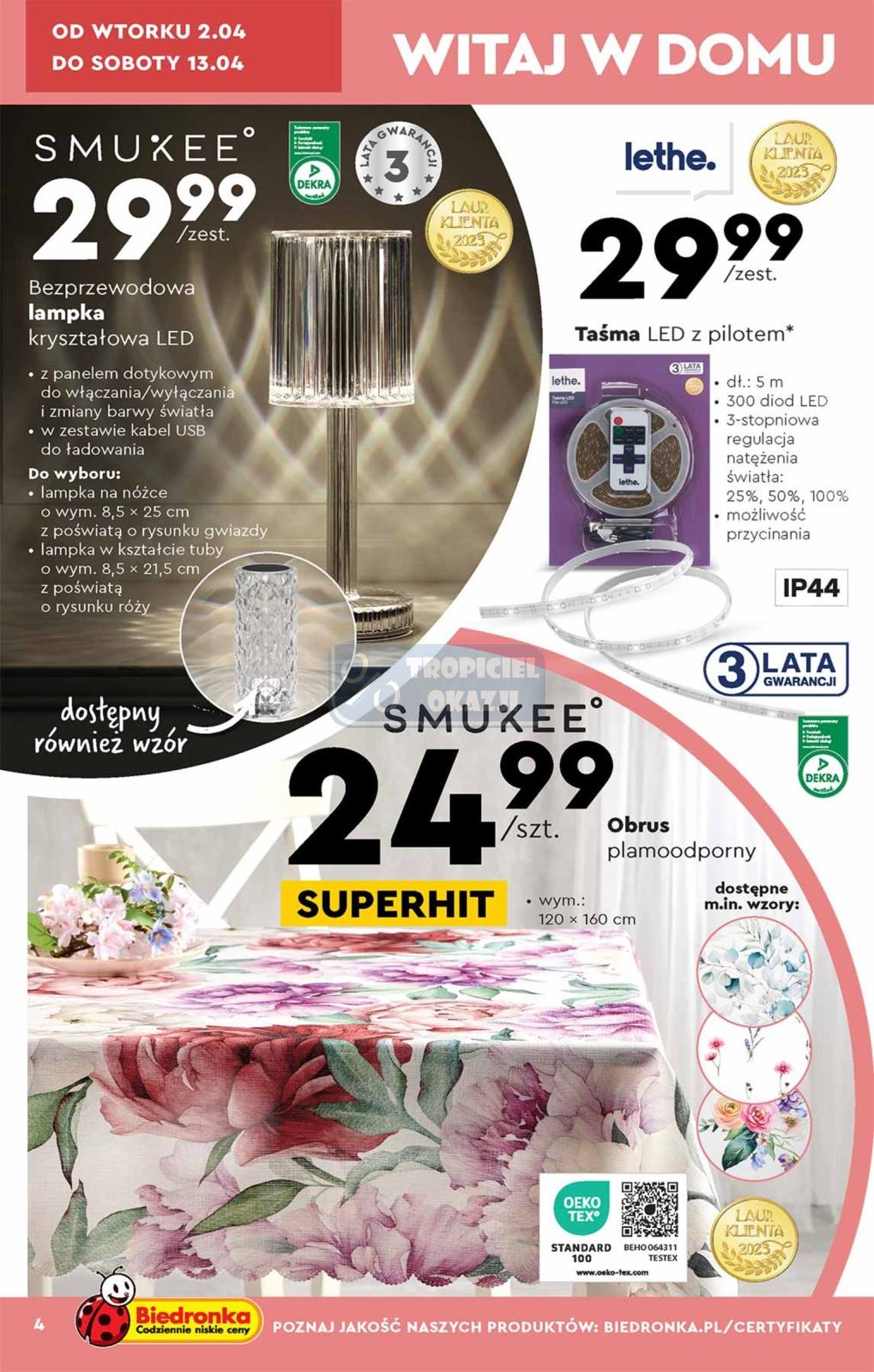 Gazetka promocyjna Biedronka str. 4