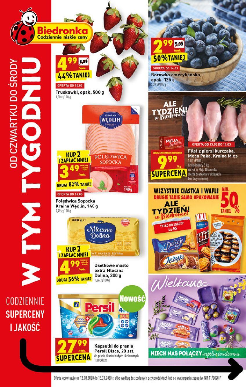 Gazetka promocyjna Biedronka str. 1