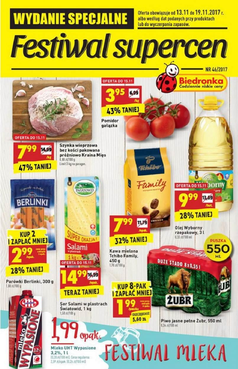 Gazetka promocyjna Biedronka str. 1