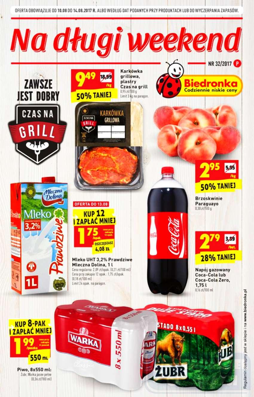 Gazetka promocyjna Biedronka str. 1