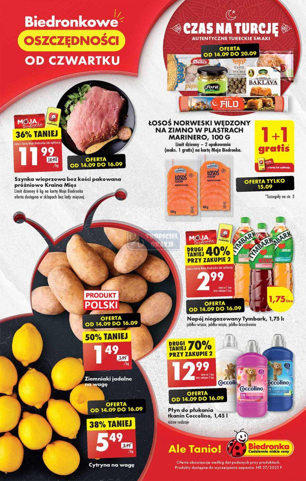 Gazetka promocyjna Biedronka str. 1