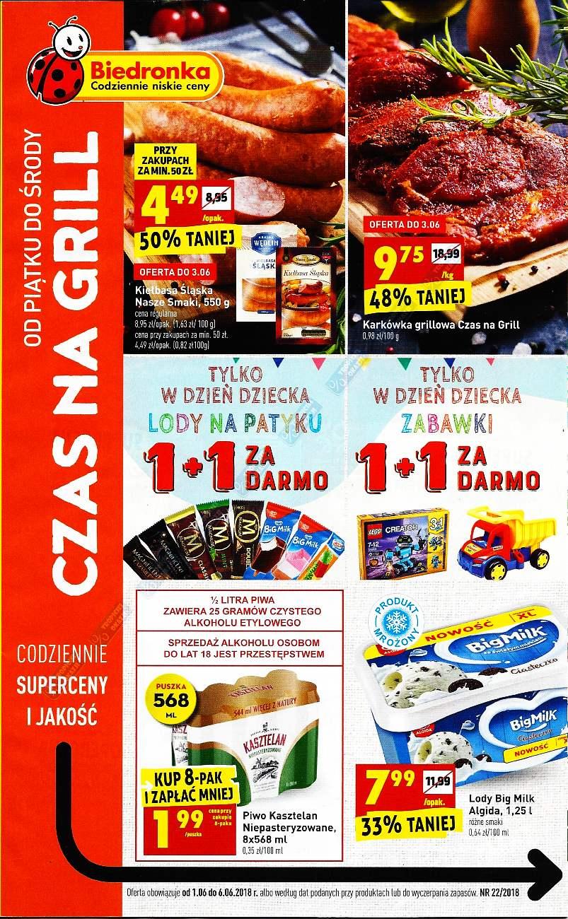 Gazetka promocyjna Biedronka str. 1
