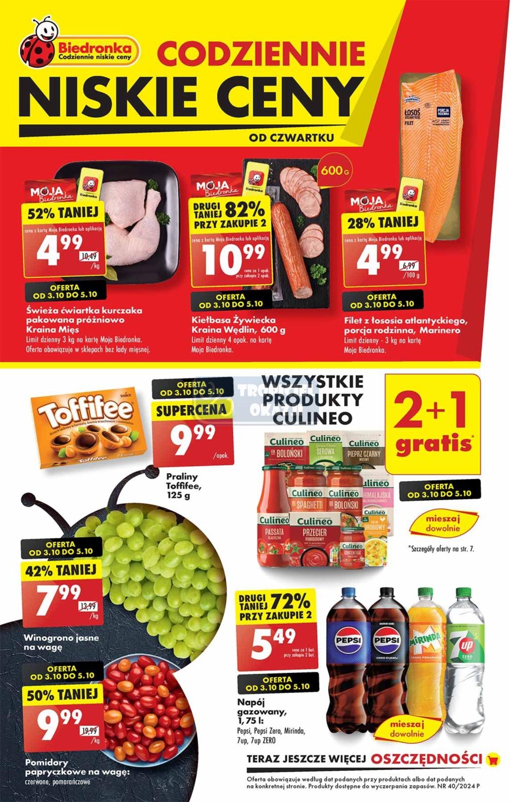 Gazetka promocyjna Biedronka str. 1