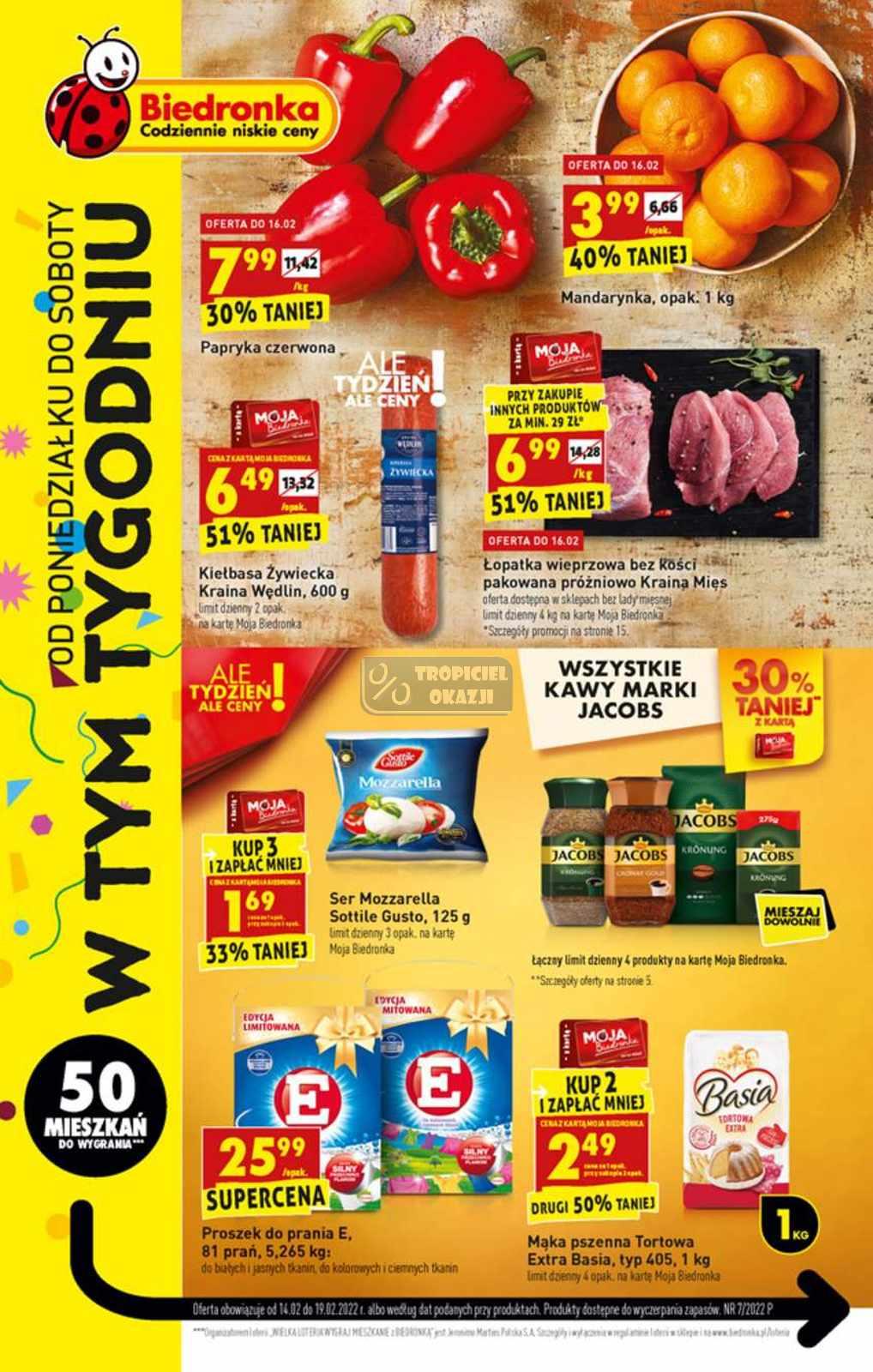 Gazetka promocyjna Biedronka str. 1