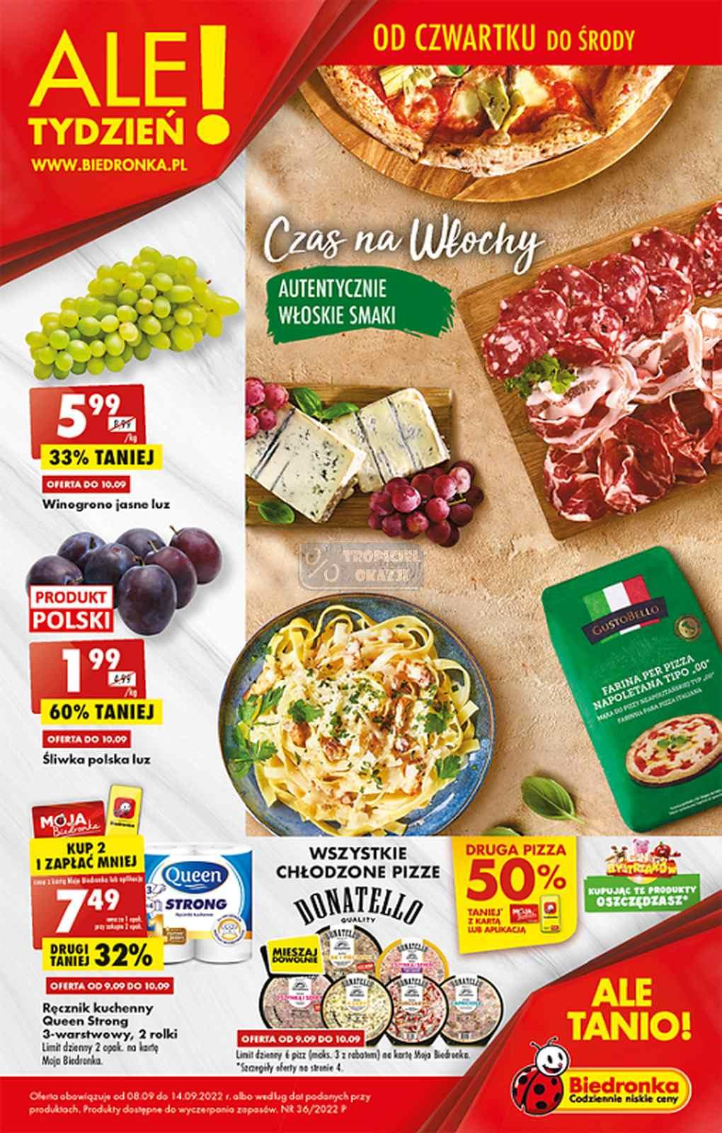 Gazetka promocyjna Biedronka str. 1