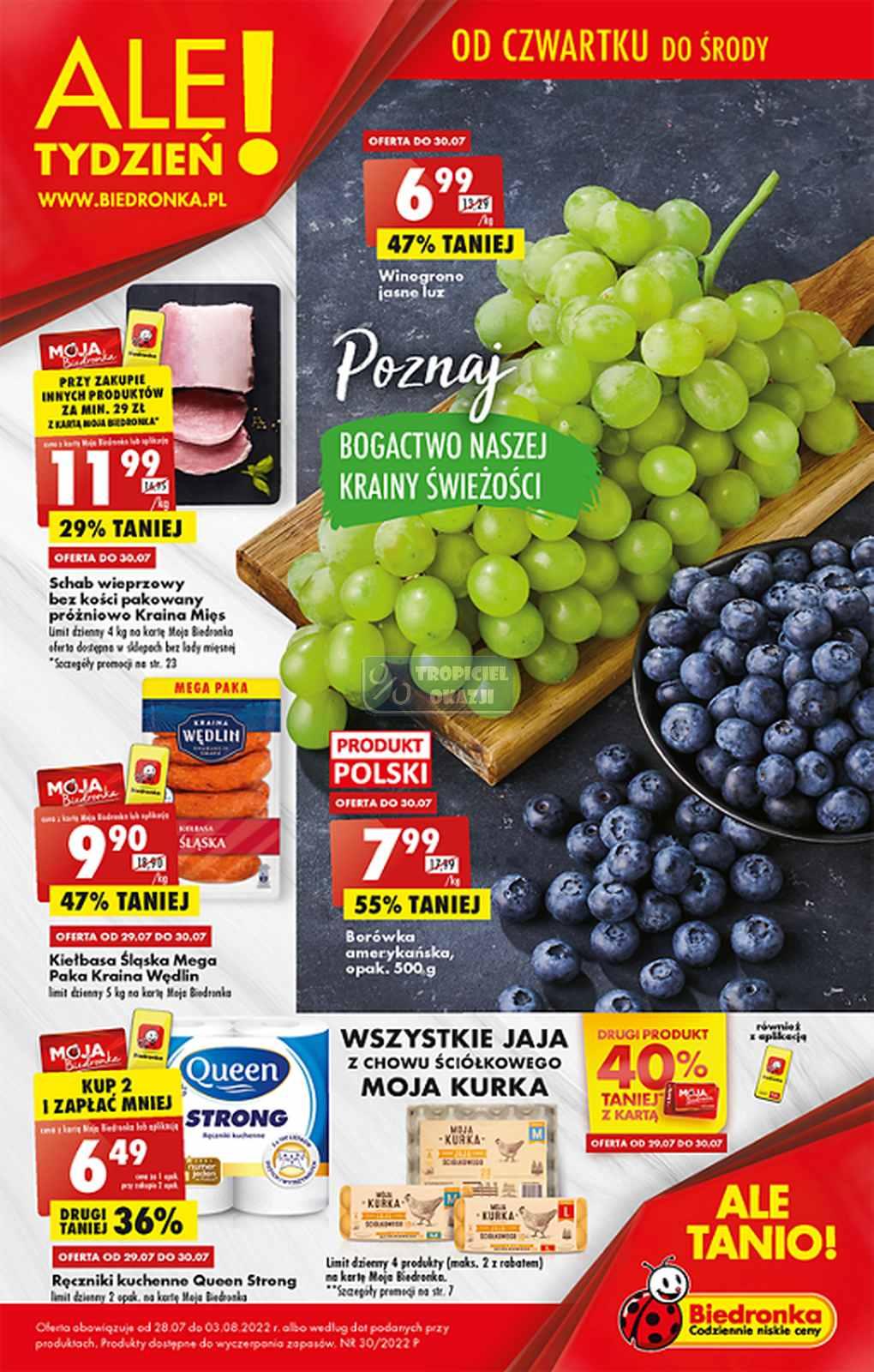 Gazetka promocyjna Biedronka str. 1