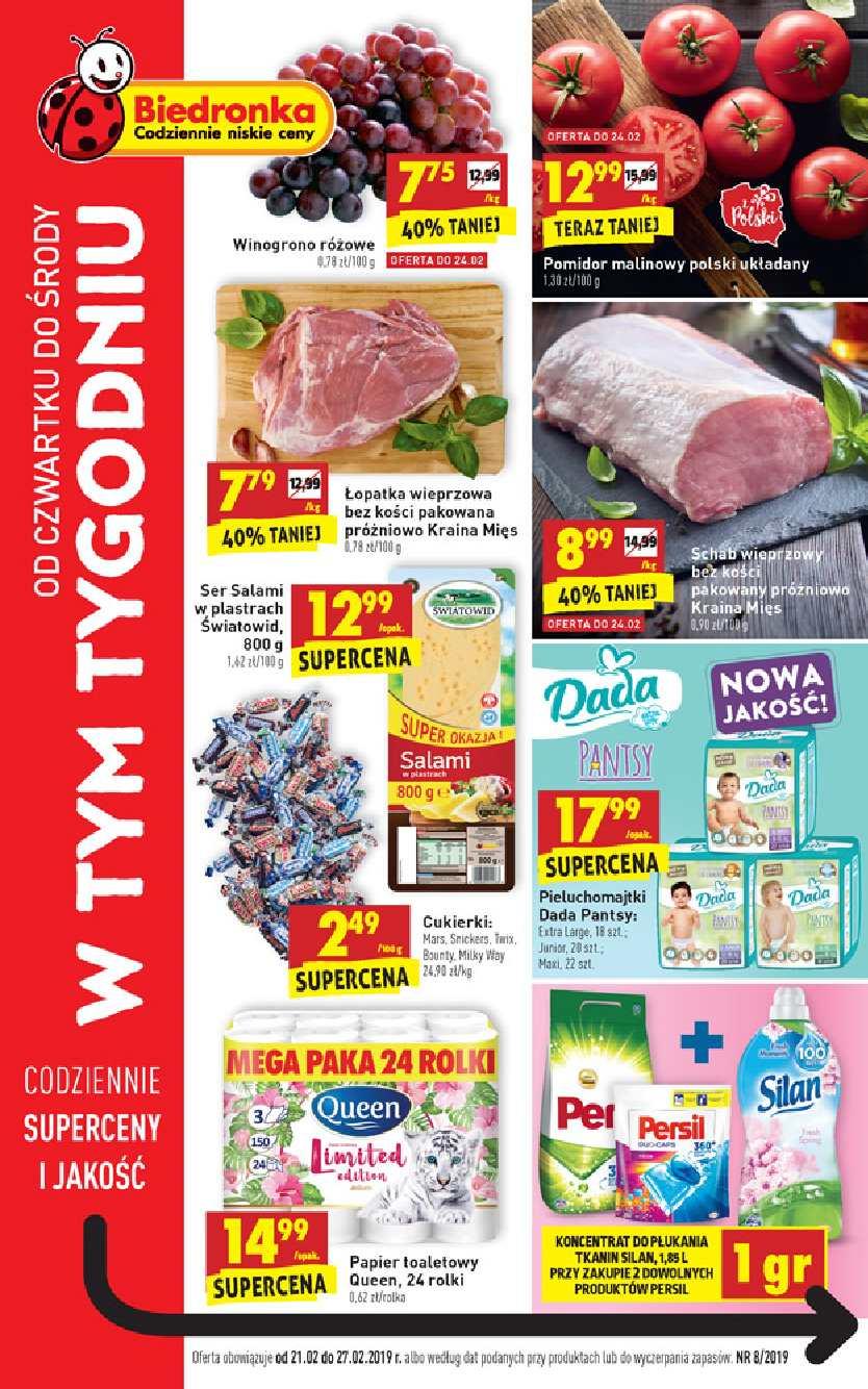 Gazetka promocyjna Biedronka str. 1