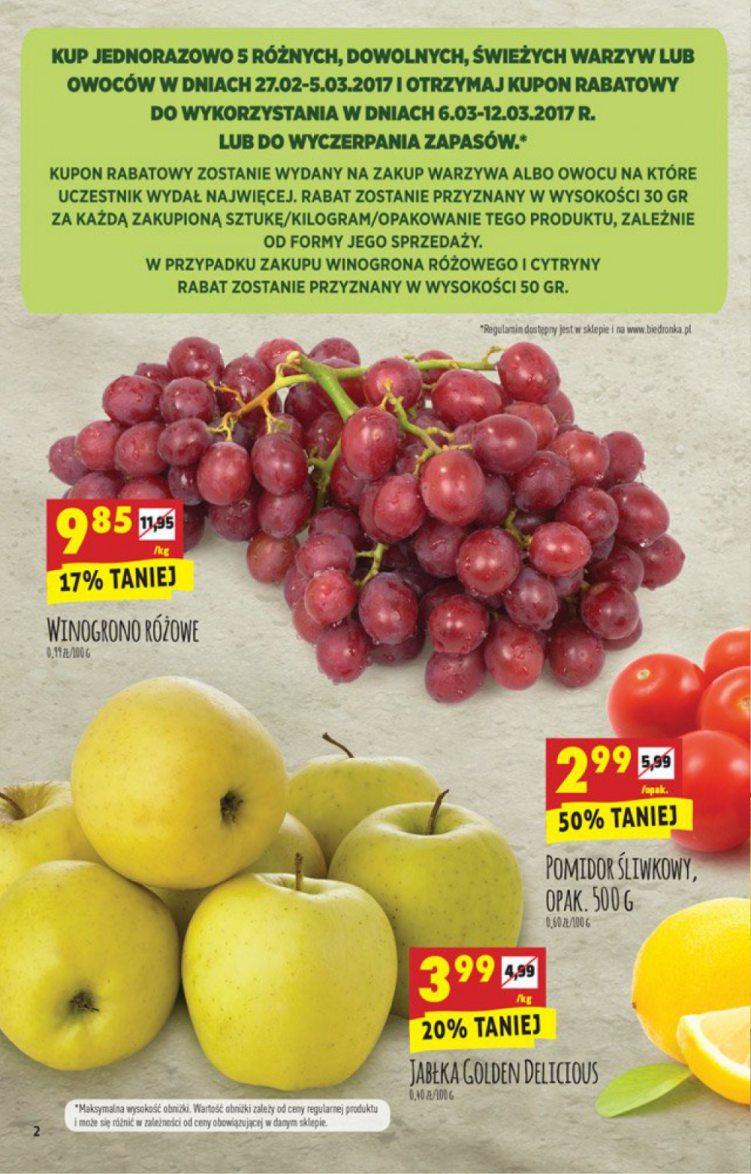 Gazetka promocyjna Biedronka str. 2