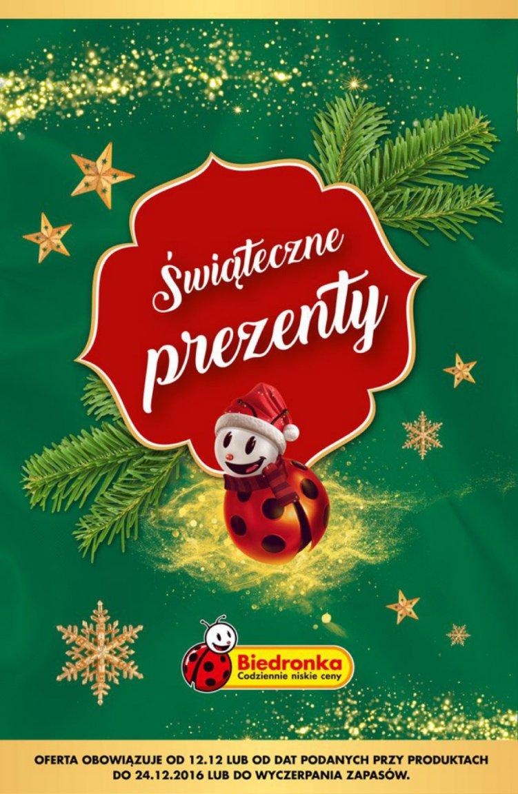 Gazetka promocyjna Biedronka str. 1