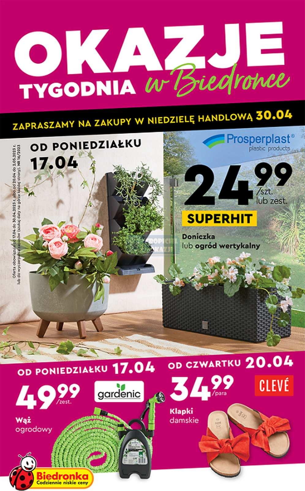 Gazetka promocyjna Biedronka str. 1