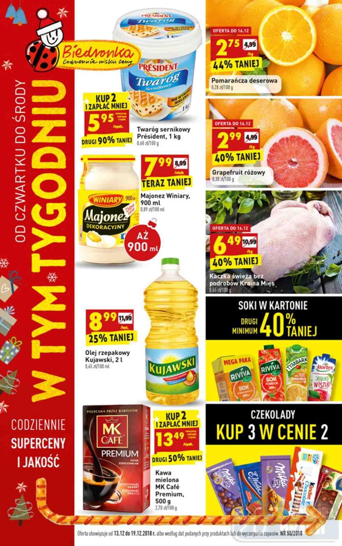 Gazetka promocyjna Biedronka str. 1