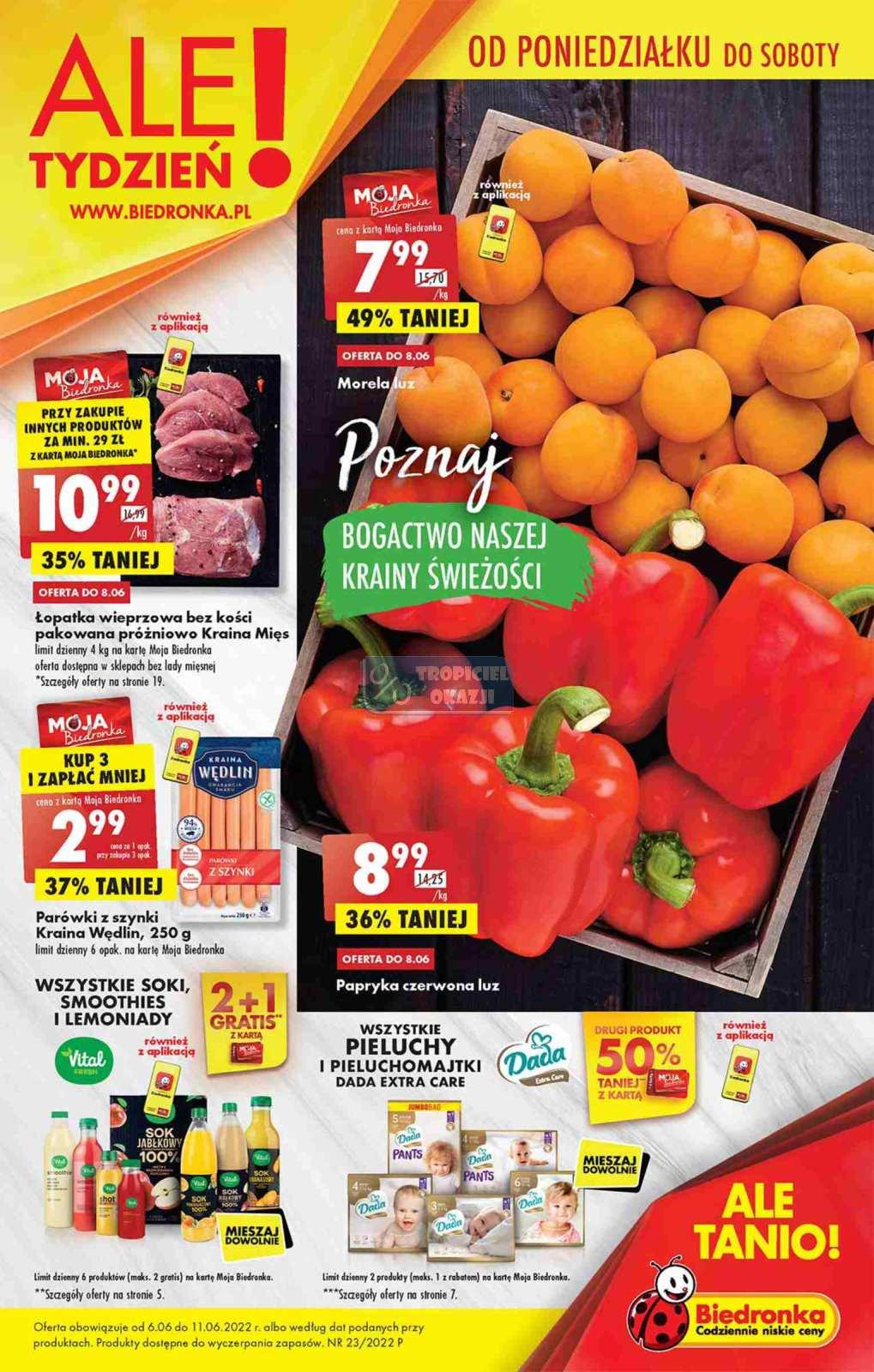 Gazetka promocyjna Biedronka str. 1