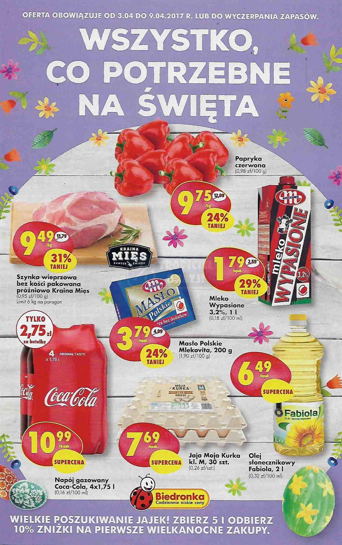 Gazetka promocyjna Biedronka str. 1